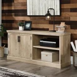 Sauder Aspen Post 30"H Storage Credenza with 2 Shelves, Prime Oak (427018)