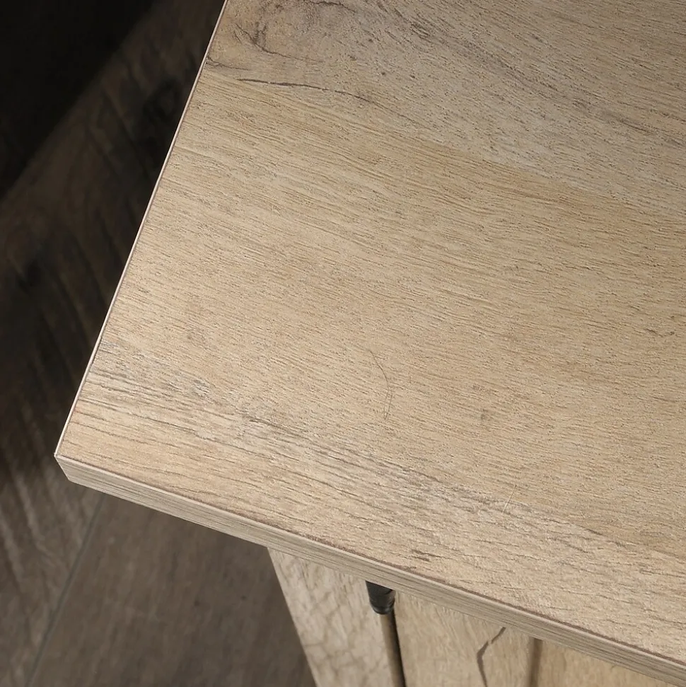 Sauder Aspen Post 30"H Storage Credenza with 2 Shelves, Prime Oak (427018)