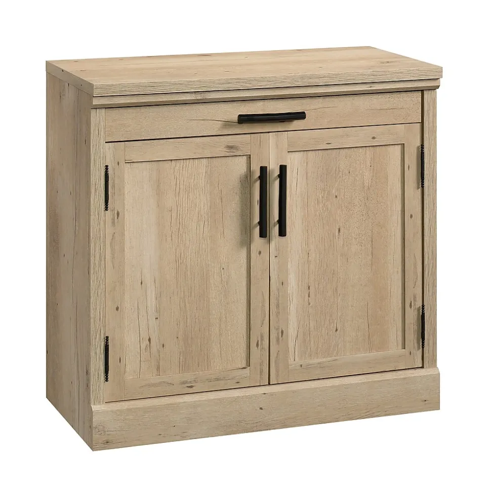 Sauder Aspen Post 30"H Storage Cabinet, Prime Oak (427015)