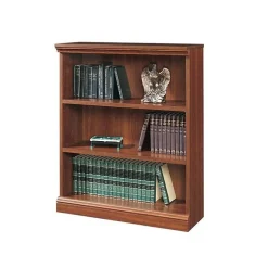 Sauder Camden County 3-Shelf Standard Bookcase, Cherry (101783)