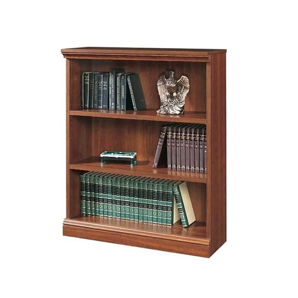 Sauder Camden County 3-Shelf Standard Bookcase, Cherry (101783)