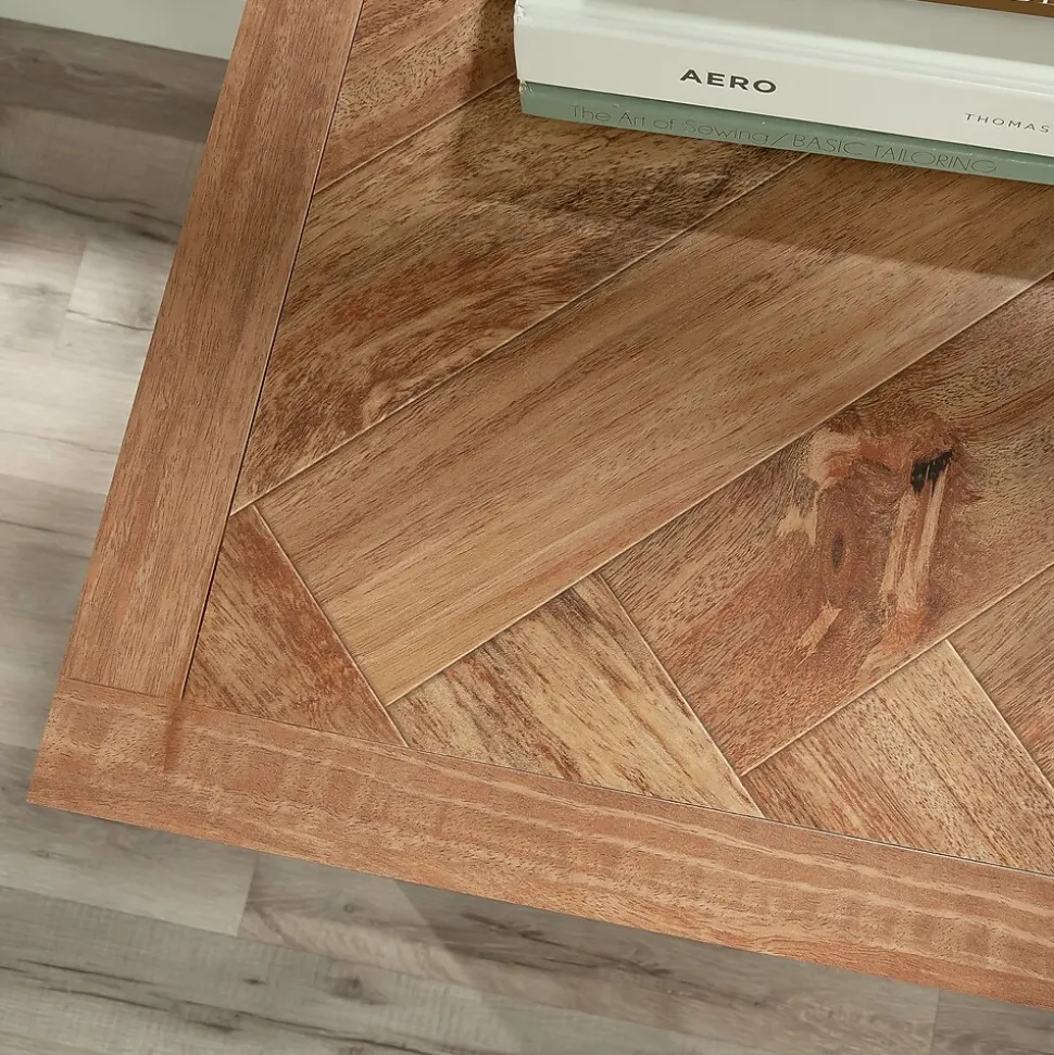 Sauder Cannery Bridge 30" Storage Cabinet with 2 Shelves, Sindoori Mango (429515)