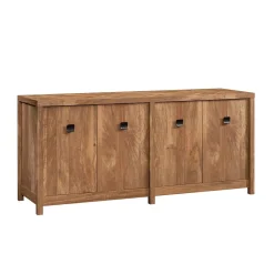 Sauder Cannery Bridge 30"H Storage Credenza with 2 Shelves, Sindoori Mango (429513)