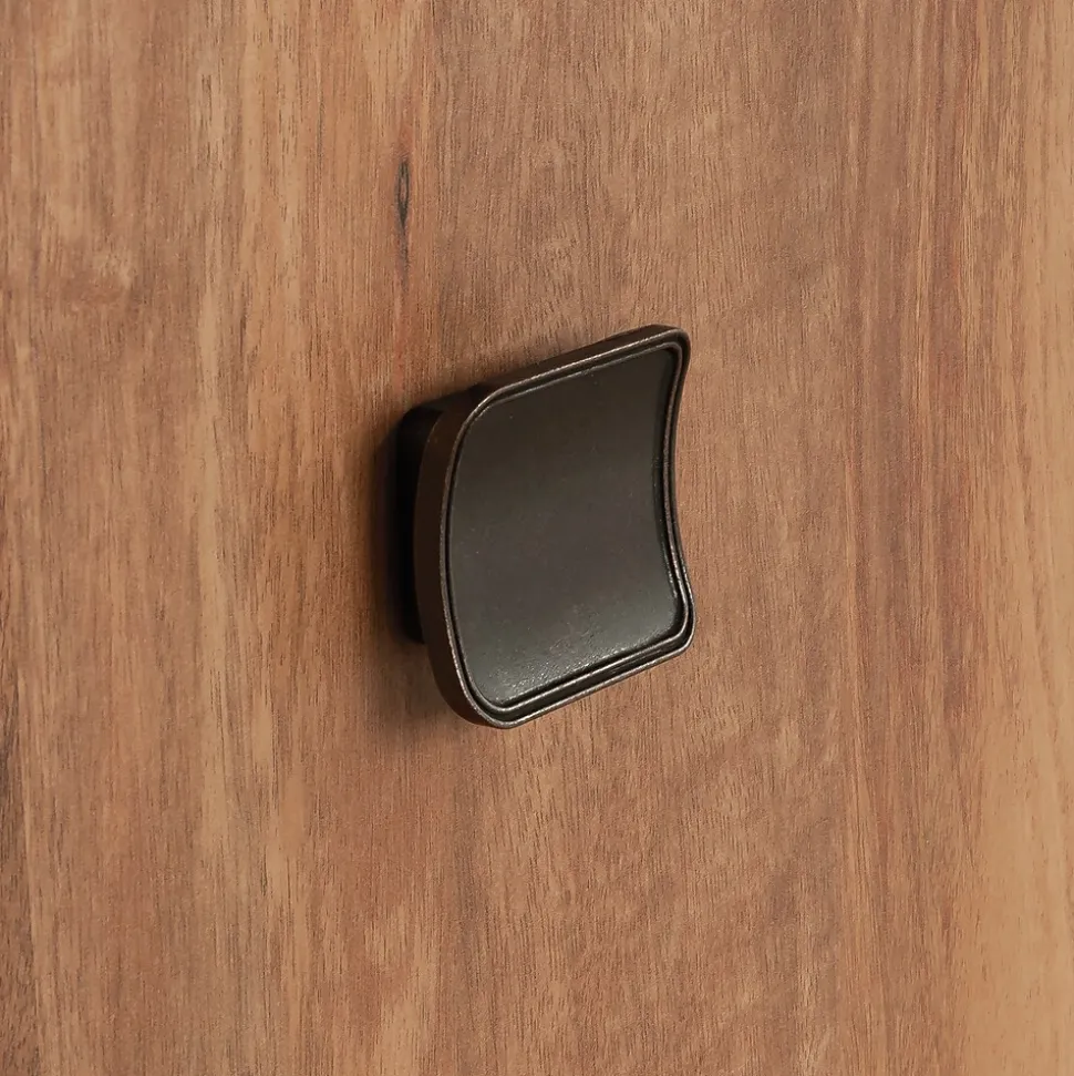 Sauder Cannery Bridge 30"H Storage Credenza with 2 Shelves, Sindoori Mango (429513)