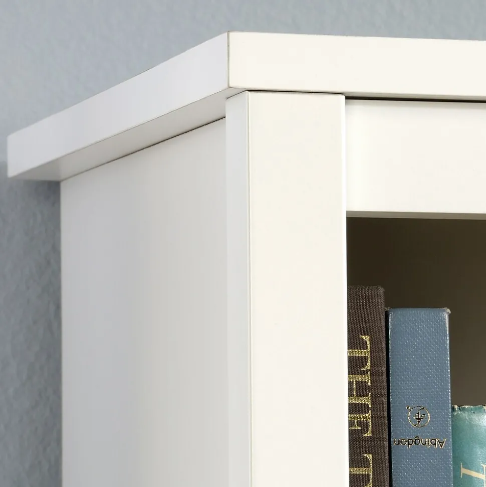 Sauder Cottage Road 71"H 5-Shelf Bookcase with Adjustable Shelves, Soft White (417593)