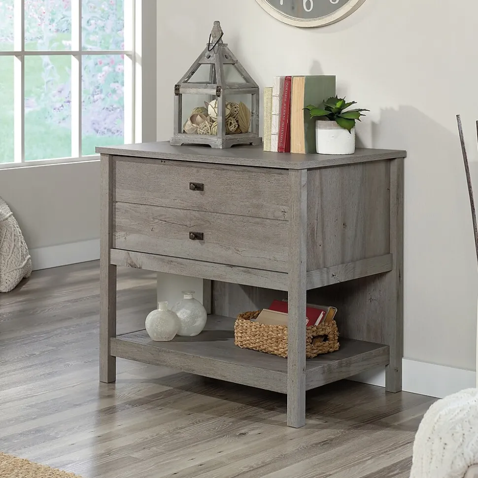 Sauder Cottage Road Lateral File Cabinet, Letter/Legal Size, 30"H x 32"W x 22"D, Mystic Oak (427298)