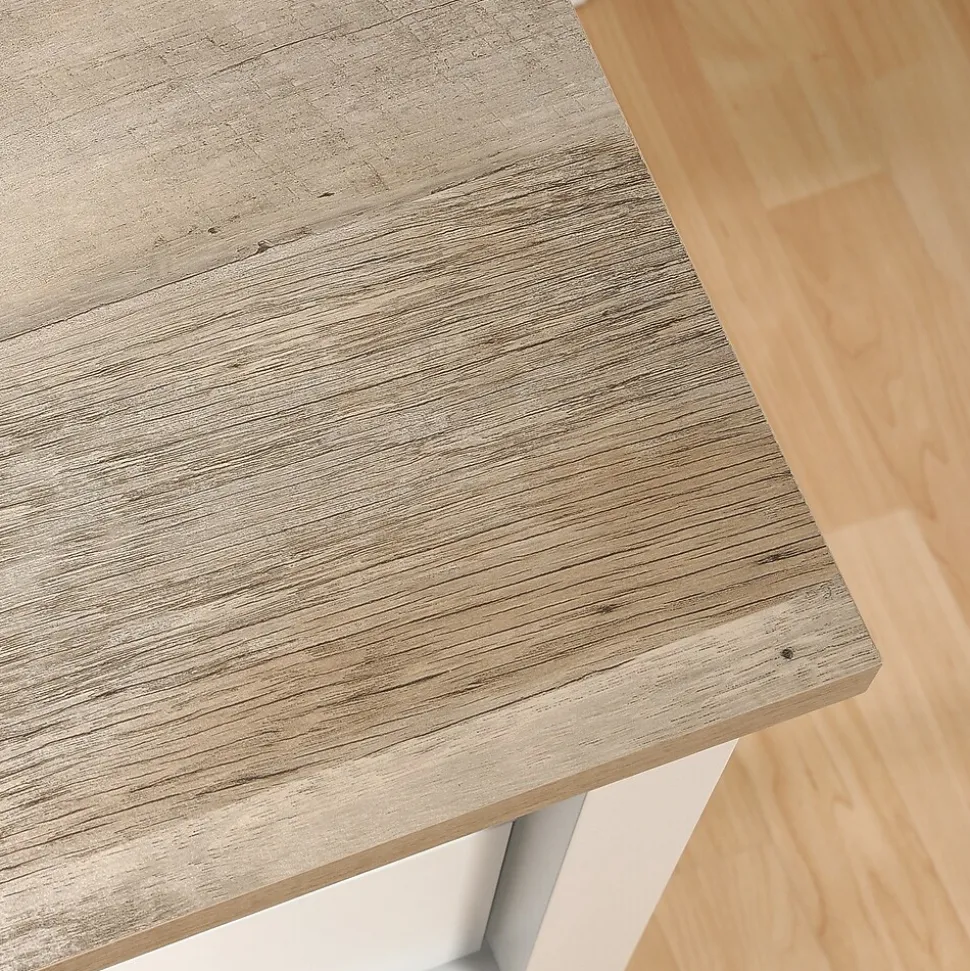 Sauder Cottage Road Lateral File Cabinet, Letter/Legal Size, 30"H x 32"W x 22"D, Soft White (427307)