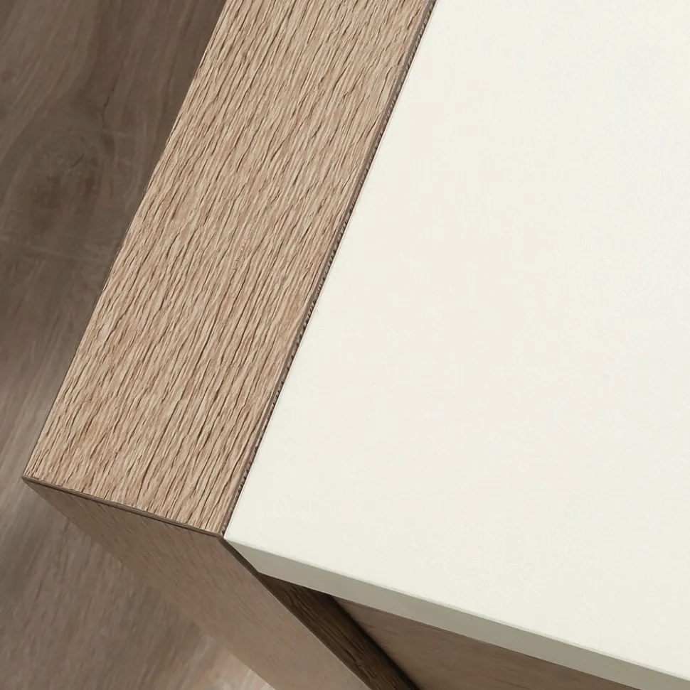 Sauder Dixon City Commercial 2-Drawer Lateral File Cabinet, Letter/Legal Size, Lockable, 33"W x 20"D, Brushed Oak (431453)