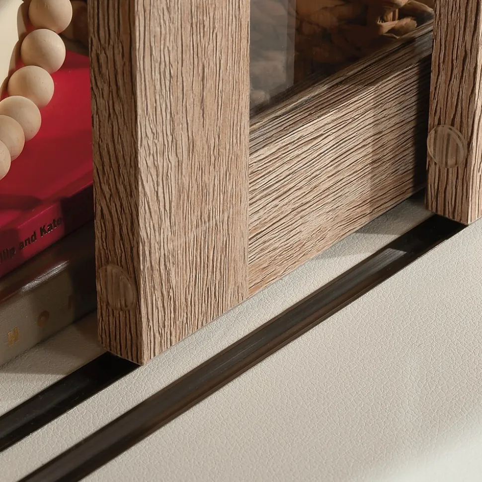 Sauder Dixon City 72"H 4-Shelf Bookcase, Brushed Oak (432891)