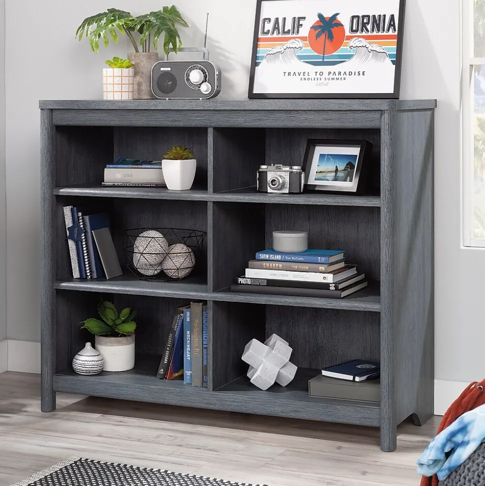 Sauder Dover Edge 36"H Bookcase, Denim Oak (433530)