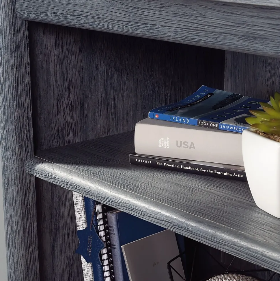 Sauder Dover Edge 36"H Bookcase, Denim Oak (433530)