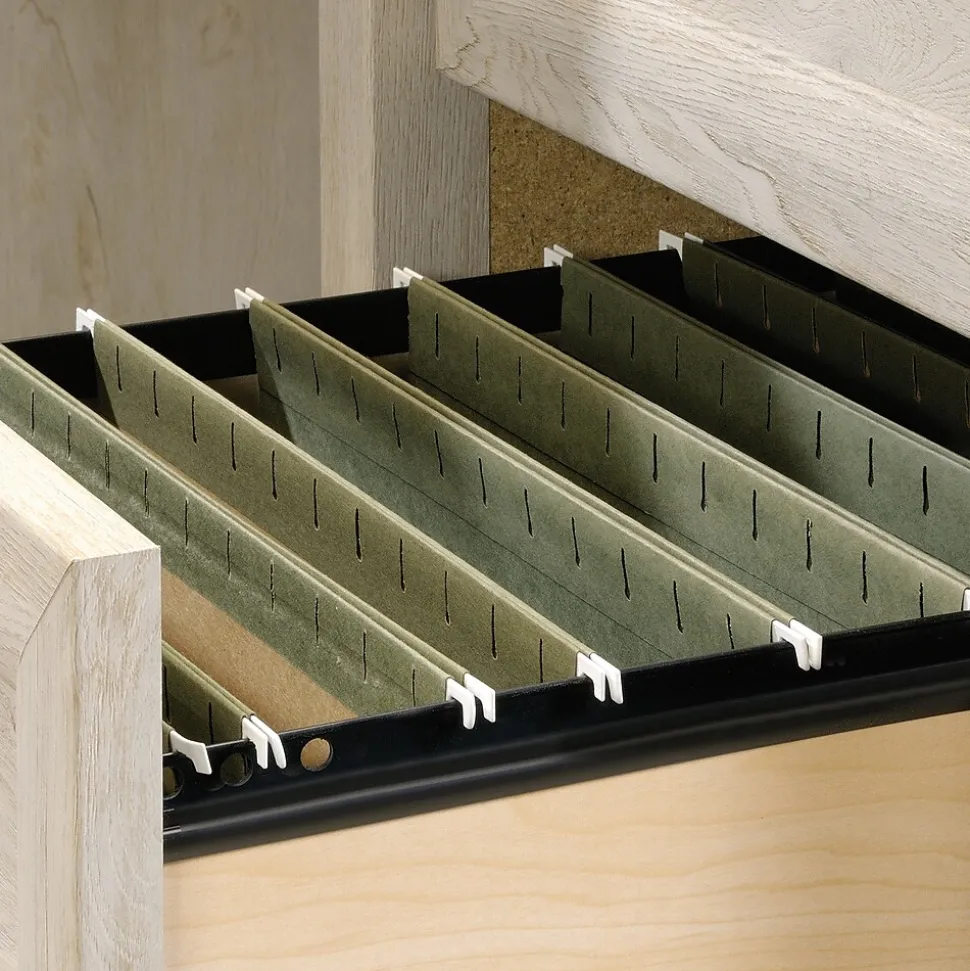 Sauder Edge Water Executive Desk, Chalked Chestnut (418795)