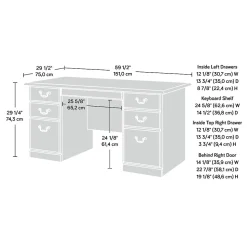 Sauder Heritage Hill Desk, Classic Cherry (109830)