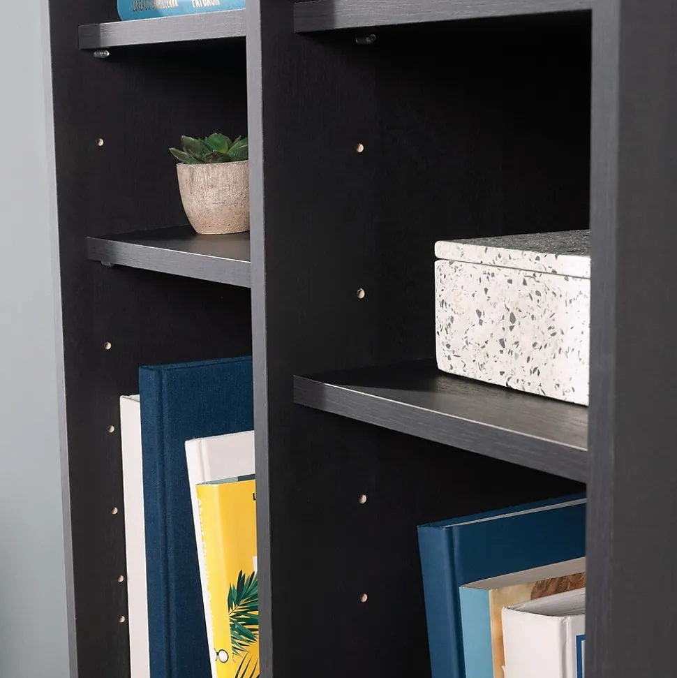 Sauder HomePlus 71"H Storage Cabinet with 6 Shelves, Raven Oak (435131)