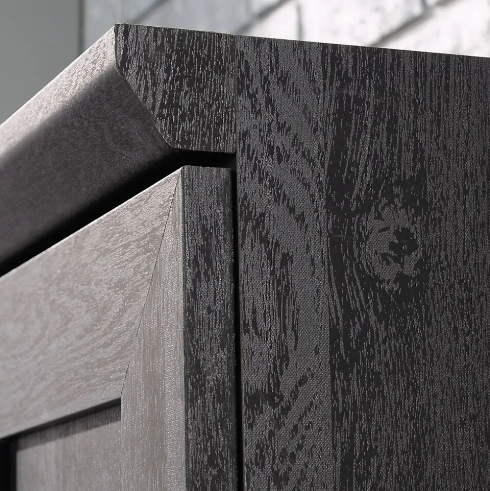 Sauder HomePlus 71"H Storage Cabinet with 6 Shelves, Raven Oak (435131)