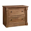 Sauder Palladia 2-Drawer Lateral File Cabinet, Letter/Legal Size, 30"H x 37"W x 22"D, Vintage Oak (420607)