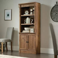 Sauder Palladia 72"H 5-Shelf Bookcase, Vintage Oak (420609)