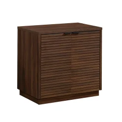 Sauder Palo Alto 29"H Storage Cabinet, Spiced Mahogany (427823)