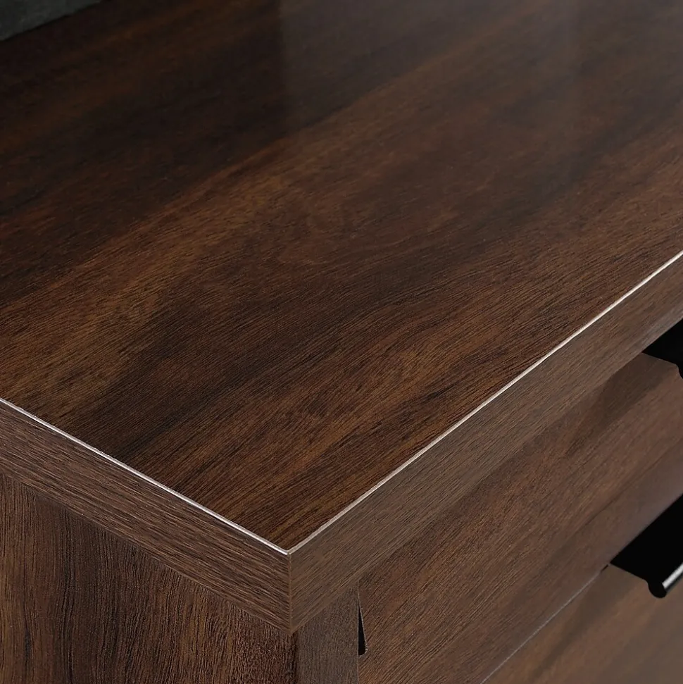 Sauder Palo Alto 59"W Executive Desk, Spiced Mahogany (427792)