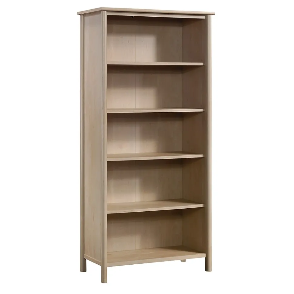 Sauder Whitaker Point 66"H 5-Shelf Bookcase, Natural Maple (429376)