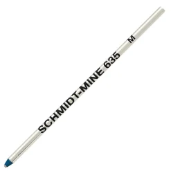 Schmidt 635 Mini D1 Ballpoint Refill, fits Multifunction pens, Medium, Blue, 4 Pack (SC58150)