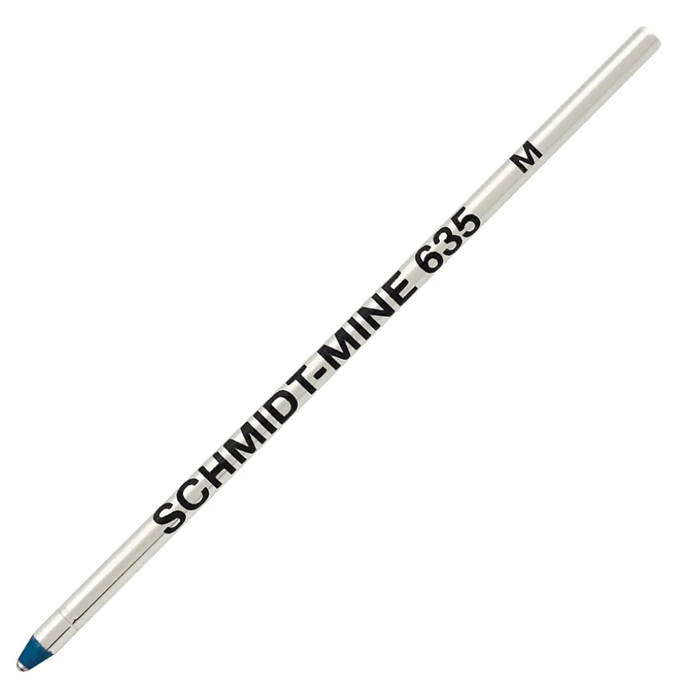 Schmidt 635 Mini D1 Ballpoint Refill, fits Multifunction pens, Medium, Blue, 4 Pack (SC58150)