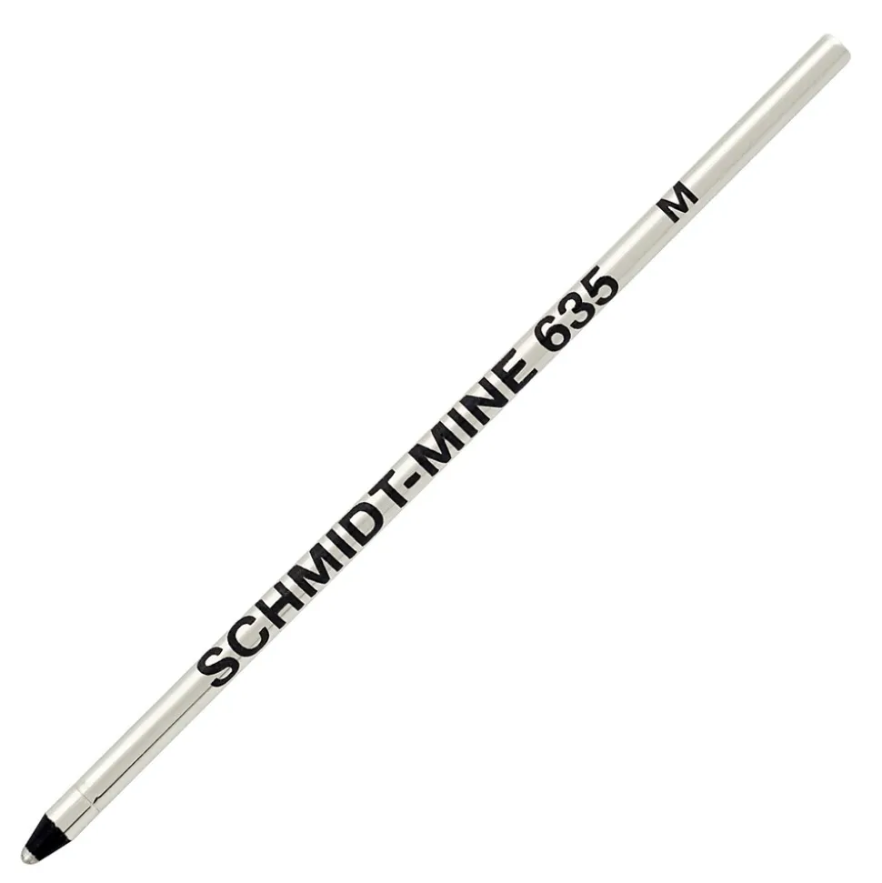 Schmidt 635 Mini D1 Ballpoint Refill, fits Multifunction pens, Medium, Black, 4 Pack (SC58149)