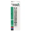 Schmidt 8126 Rollerball Long Capless Refill, Fine, Black, 2 Pack (SC58123)