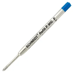 Schmidt P900 Ballpoint TC Ball Parker Style Refill, fits Parker ballpoint pens, Fine, Blue, 2 Pack (SC58140)