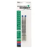 Schmidt P8120 Short Capless Rollerball Refill, Broad, Blue, 2 Pack (SC58134)