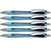Schneider Slider Rave XB Retractable Ballpoint Pen, Extra Broad Point, 1.4mm., Black, Pack of 5 (PSY132501-5)