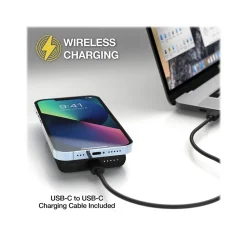 scosche GoBat MagSafe Wireless Power Bank, 5000mAh, Black (PBQ5MS-SP)