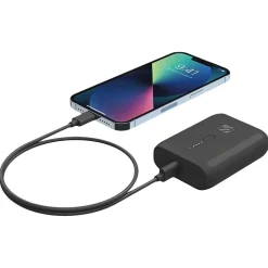 scosche GoBat USB Dual-Port Power Bank, 10000mAh, Black (PB10PD-SP)