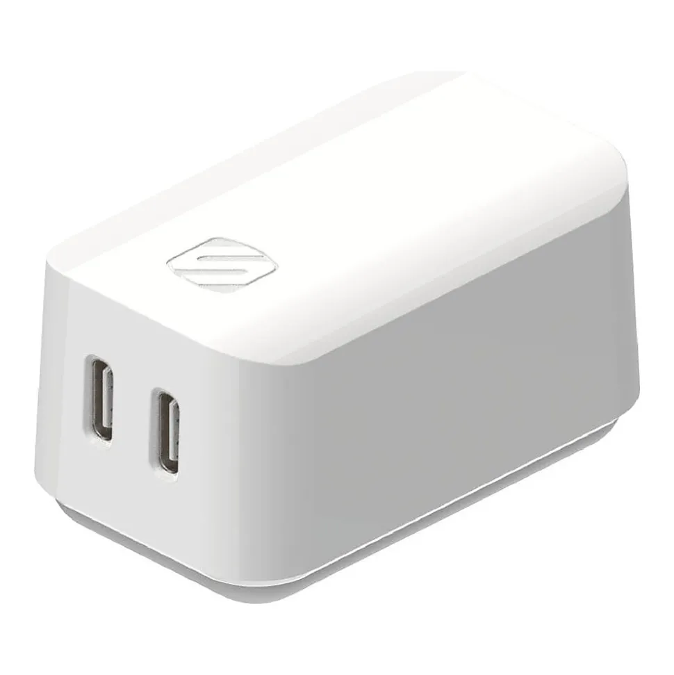 scosche PowerVolt PD35 USB Type-C Wall Charger, White (HPDCC35WT-SP)