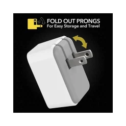 scosche PowerVolt PD35 USB Type-C Wall Charger, White (HPDCC35WT-SP)