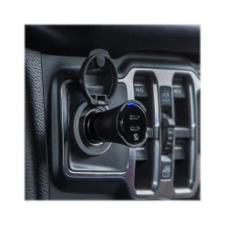 scosche PowerVolt USB Car Charger for Most Smartphones, Black (CPDCC40-SP)