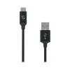 scosche StrikeLine Premium 4' USB A Male/C Male, Space Gray (CAB4SG)