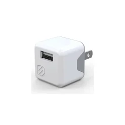 Scosche SuperCUBE 12W USB Wall Charger, White (USBH121MWT)