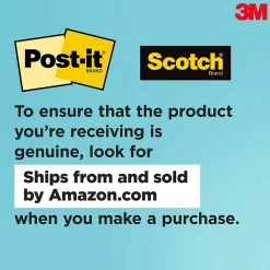 Scotch and Post-it Brand Back to School Bundle, 2 Scotch Tapes, 2 Post-it Notes, 1 Post-it Flag, 1 Scotch Scissors (SIOC)