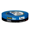Scotch Blue Painter's Masking Tape, Blue, 3" Core, 1" x 60yds. (2090)