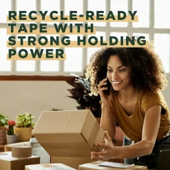 Scotch Box Lock Paper Packaging Tape, 1.88" x 25 yds., Brown (7850-23-8GC)