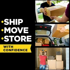 Scotch Box Lock Shipping Packing Tape, 1.88 in x 54.6 yds., Clear, 3/Pack (3950-3)