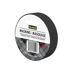 Scotch® Expressions Masking Tape, .94" x 20 yds., Black (3437-BLK)