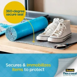 Scotch™ Flex & Seal Shipping Roll Self-Sealing Padded Mailer, 15" x 200', Blue (FS-15200)