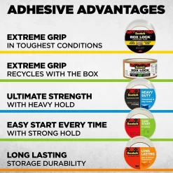 Scotch Heavy Duty Packing Tape with Dispenser, 1.88