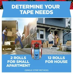 Scotch Heavy Duty Packing Tape with Dispenser, 1.88