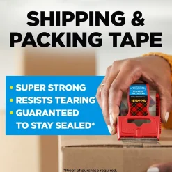 Scotch Heavy Duty Shipping Packaging Tape, 1.88 in x 27.7 yd, Clear (142L)