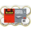 Scotch Shipping Packing Tape, 1.88" x 109 yds., Clear, 6 Pack (3350L-6)