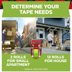 Scotch Sure-Start Packing Tape with Dispenser, 1.88