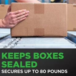 Scotch Tough Grip Moving Packaging Tape, 1.88 in. x 22.2 yd., Clear (150)